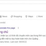 Kiểm tra url index trên Google